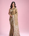 Mystic Mehandi Green Saree